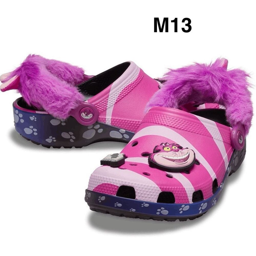 M13 Cheshire Cat Adults Unisex Alice in Wonderland CROCS Disney NWT NEW/Sealed